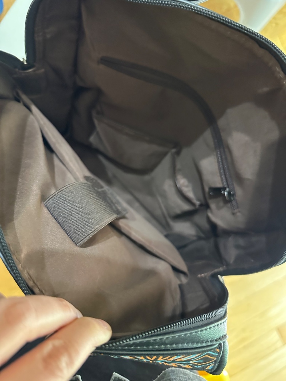 FADEON Leather Laptop Backpack Work Travel Computer Backpack - Picture 10 of 12
